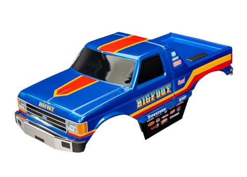 Traxxas 9020-BLUE - Bigfoot 4X4 Brushless Complete Clipless Body, Blau von TRAXXAS