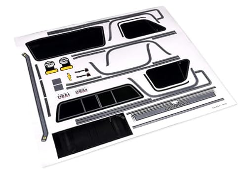 Traxxas 9299 1979 TRX-4/Chevrolet K10 Aufkleberbogen von TRAXXAS