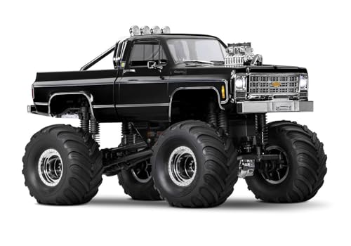 Traxxas 98064-1-BLK - TRX-4MT Chevy K10 1/18 4X4 Monster Truck RTR, Schwarz von TRAXXAS