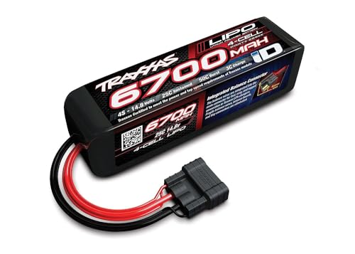 Traxxas LIPO 6700mAh 14,8V 4 Zellen 25C mit Traxxas iD Stecker von TRAXXAS