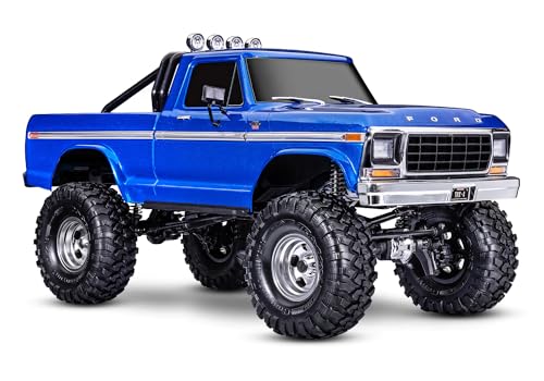 Traxxas 1/10 TRX-4 1979 Ford F-150 High Trail Edition: blau (benötigt Akku & Ladegerät) 92046-4-Blue von TRAXXAS