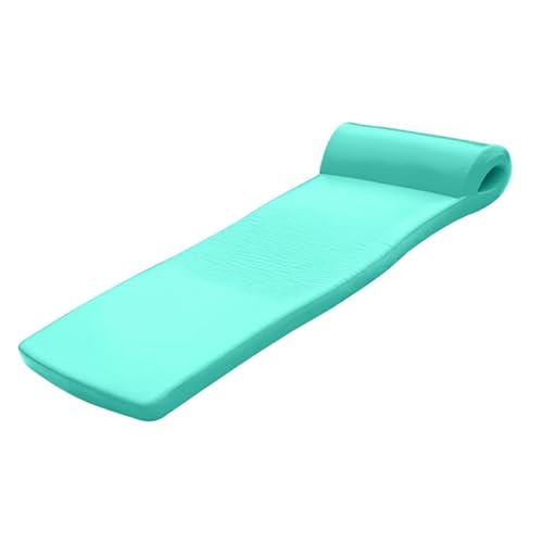 Texas Recreation Kool Float 4,4 cm Dicke Schwimmbad-Schaumstoffmatratze mit Bonus Kool Kan, Weiß von TRC Recreation