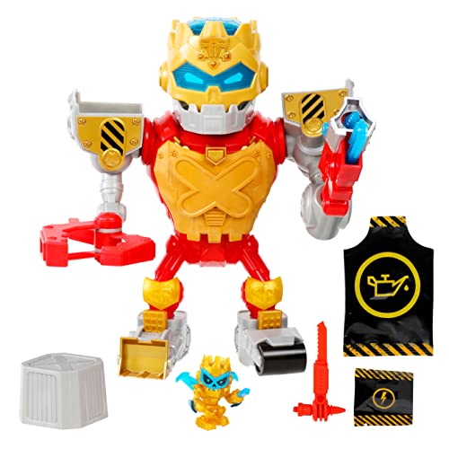 Treasure X Robots Gold Mega Treasure Bot Roboter mit Lichtern und Geräuschen; 25 spannende Abenteuerlevel und garantiert enthaltener Schatz mit echtem Goldüberzug. von TREASURE X