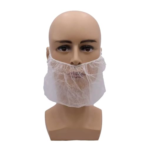 MED-COMFORT PP Bartmasken, weiß | Beutel (100 Stück) von TREND