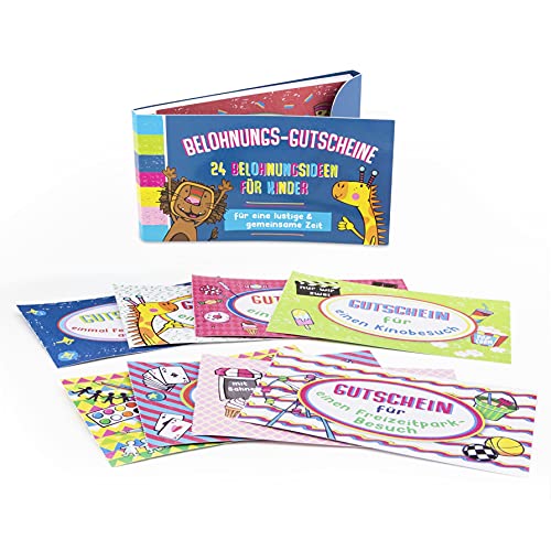 TRENDHAUS 953193 Belohnungskarten, 24 Fleißkärtchen für besondere Leistung, Belohnungssystem für Kinder, Ideen für gemeinsame Familienzeit, Individualisierbar TRENDHAUS 953193 Belohnungskarten, 24 Fleißkärtchen für besondere Leistung, Belohnungssystem für Kinder, Ideen für gemeinsame Familienzeit, Individualisierbar von TRENDHAUS