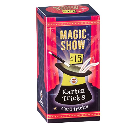 TRENDHAUS 957757 Magic Show Nr. 15 [ Karten Tricks ], Verblüffende Zaubertricks für Kinder ab 6 Jahren, Inkl. Online-Videos von TRENDHAUS