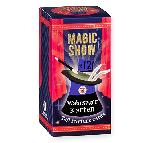 TRENDHAUS 957788 Magic Show Nr. 12 [ Wahrsager Karten ], Verblüffende Zaubertricks für Kinder ab 6 Jahren, Inkl. Online-Videos, Trick Nr.12 von TRENDHAUS