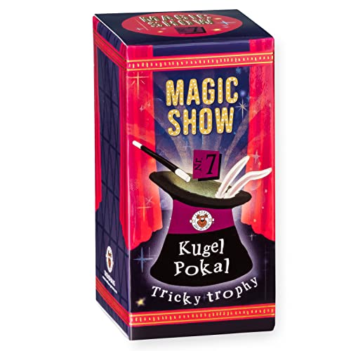 TRENDHAUS 957832 Magic Show Nr. 7 [ Kugel Pokal ], Verblüffende Zaubertricks für Kinder ab 6 Jahren, Inkl. Online-Videos, Trick Nr.7 von TRENDHAUS