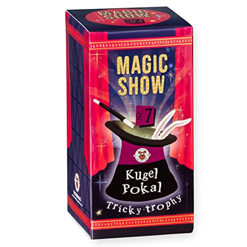 TRENDHAUS 957832 Magic Show Nr. 7 [ Kugel Pokal ], Verblüffende Zaubertricks für Kinder ab 6 Jahren, Inkl. Online-Videos von TRENDHAUS