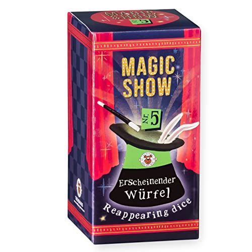 TRENDHAUS 957856 Magic Show Nr. 5 [ Erscheinender Würfel ], Verblüffende Zaubertricks für Kinder ab 6 Jahren, Inkl. Online-Videos, Trick Nr.5 von TRENDHAUS