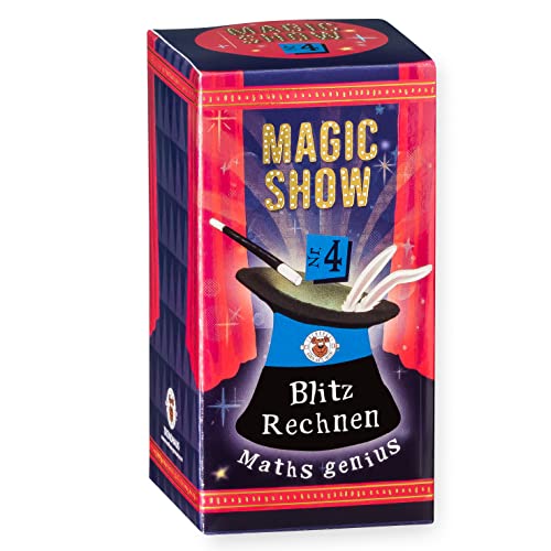 TRENDHAUS 957863 Magic Show Nr. 4 [ Blitz Rechnen ], Verblüffende Zaubertricks für Kinder ab 6 Jahren, Inkl. Online-Videos, Trick Nr.4 von TRENDHAUS