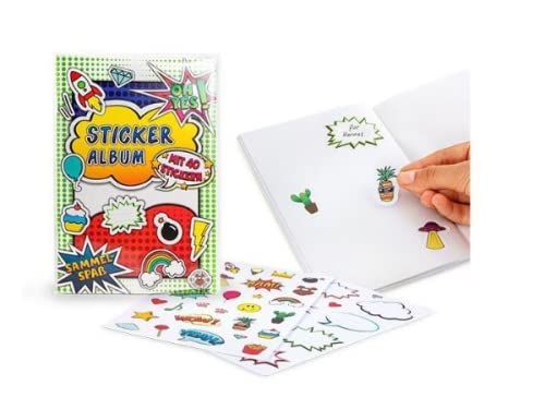 TRENDHAUS Sticker-Sammelalbum inkl. 40 Stickern von TRENDHAUS