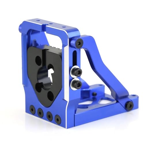 Aluminium-Schnellmontage-Motorhalterung for TRXS for TRXS X Maxx 6S/8S 1/6 XRT 8S-Teile(Blue Black) von TREPMEUN