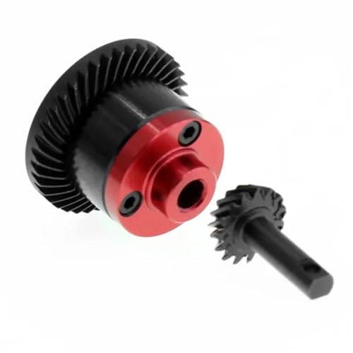 TREPMEUN 15T + 39T Aluminiumlegierungsgehäuse Stahl-Differential-Diff-Getriebesatz for Trxs 1/16 for E-Revo for SLA-sh for Rally RC-Auto von TREPMEUN