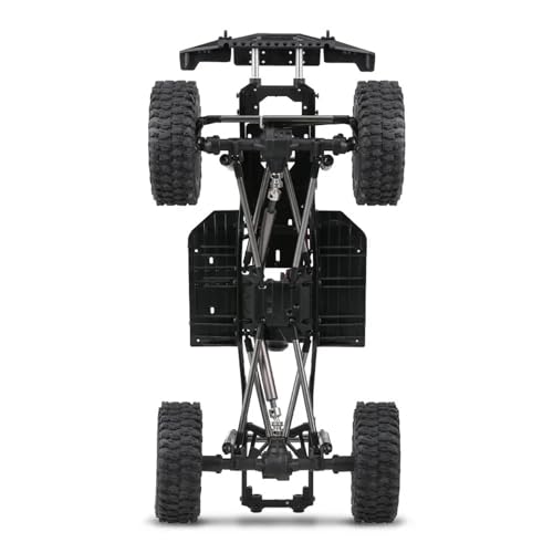 TREPMEUN 313 mm 12,3-Zoll-Radstand, montiertes Rahmenchassis for 1/10 RC-Kettenfahrzeuge for SCX10 SCX10 II 90046 90047(A) von TREPMEUN