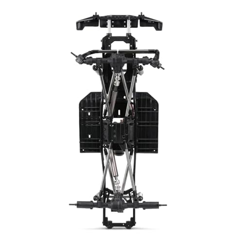 TREPMEUN 313 mm 12,3-Zoll-Radstand, montiertes Rahmenchassis for 1/10 RC-Kettenfahrzeuge for SCX10 SCX10 II 90046 90047(B) von TREPMEUN