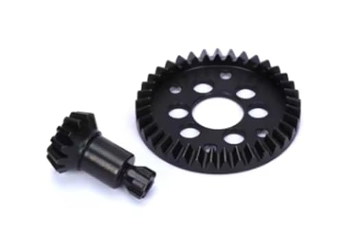 TREPMEUN 40CrMo Super Heavy Duty Stahl Hauptdifferentialzahnrad (37T, 1,35M) + Eingangszahnrad (13T, 1,35M) for ARR-MA for Mega, 3S und 4S BLX Upgrade-Teile von TREPMEUN