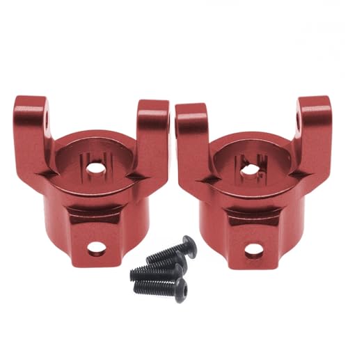 TREPMEUN Alu-Lenkrollenhalterung for RC-Hobby-Modellauto for Red-Cat 1/10 for Eve-Rest for Gen7 Pro/für Sport-Upgradeteil(Rood) von TREPMEUN