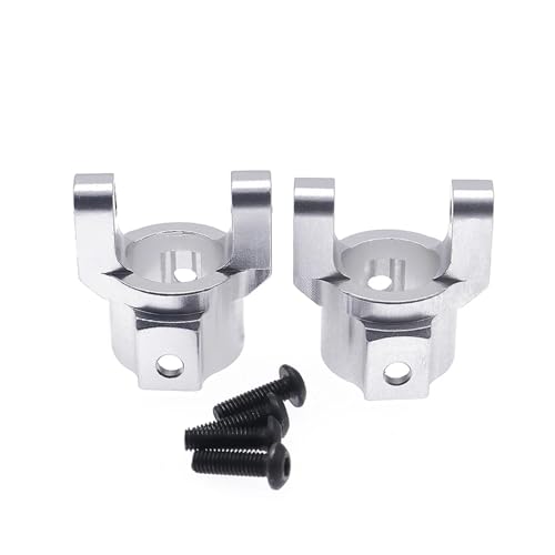 TREPMEUN Alu-Lenkrollenhalterung for RC-Hobby-Modellauto for Red-Cat 1/10 for Eve-Rest for Gen7 Pro/für Sport-Upgradeteil(Silver) von TREPMEUN