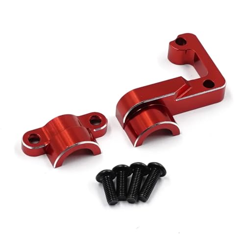 TREPMEUN Aluminium HAUPTWELLE Lager Halter for TAM-IYA TT-02 TT02D TT02B TT02 for Type-S#XS-TA29197BU(Rood) von TREPMEUN
