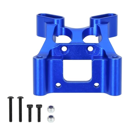 TREPMEUN Aluminiumlegierung Front Shock Tower for 1/10 for Losi for Ba-ja for Rey RC Auto Upgraded Teil(Navy Blue) von TREPMEUN