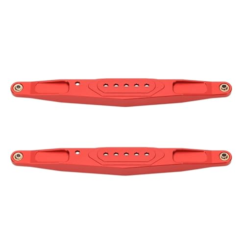 TREPMEUN Aluminiumlegierung-Längslenker-Verbindungssatz for 1/10 for Losi for Ba-ja for Rey/für Ham-mer for Rey RC-Auto, verbessertes Teil(Rood) von TREPMEUN
