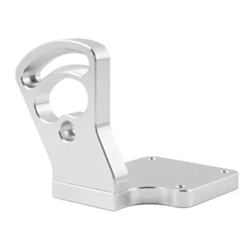 TREPMEUN Bürstenloser Umbaumotorhalter, Motorhalterung, Sitz for Tra-xxas, Re-vo 2.5/3.3, E-Revo RC-Auto-Upgrade-Teile(Silver) von TREPMEUN