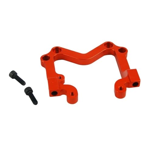 TREPMEUN CNC-Legierung hinten obere Schottstrebe passend for HPI for Ba-ja 5B 5T 5SC SS for Ro-Van for KM Buggy Truck(Rood) von TREPMEUN