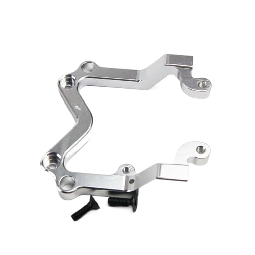 TREPMEUN CNC-Legierung hinten obere Schottstrebe passend for HPI for Ba-ja 5B 5T 5SC SS for Ro-Van for KM Buggy Truck(Silver) von TREPMEUN
