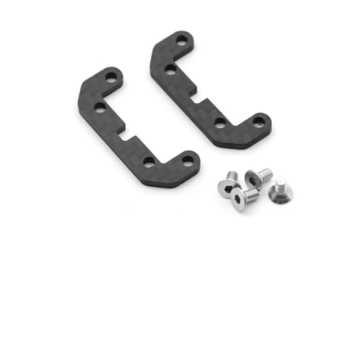 TREPMEUN Carbon Fiber 54514 Stabilisatorhalter-Montageplatte for Tam-iya TT02 TT-02 1/10 RC-Auto-Upgrade-Teile Zubehör von TREPMEUN