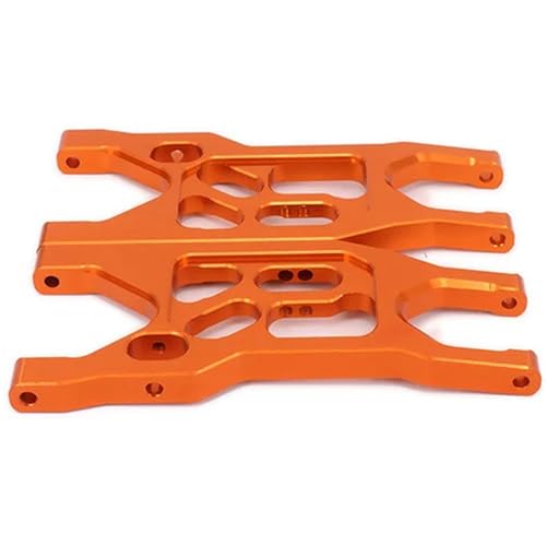 TREPMEUN Front Lower Suspension Control for a-Arms Aluminium for Rc Auto 1/10 for Axial for Yeti for Rock Racer Buggy Crawler Verbesserte Teile AX90026(Orange) von TREPMEUN