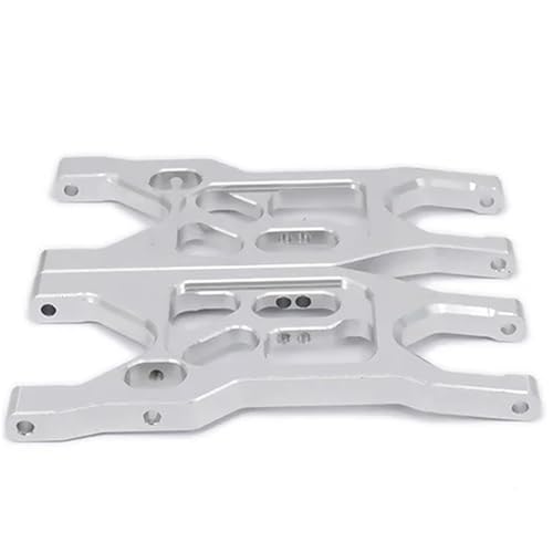 TREPMEUN Front Lower Suspension Control for a-Arms Aluminium for Rc Auto 1/10 for Axial for Yeti for Rock Racer Buggy Crawler Verbesserte Teile AX90026(Silver) von TREPMEUN