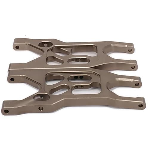 TREPMEUN Front Lower Suspension Control for a-Arms Aluminium for Rc Auto 1/10 for Axial for Yeti for Rock Racer Buggy Crawler Verbesserte Teile AX90026(Titanium) von TREPMEUN