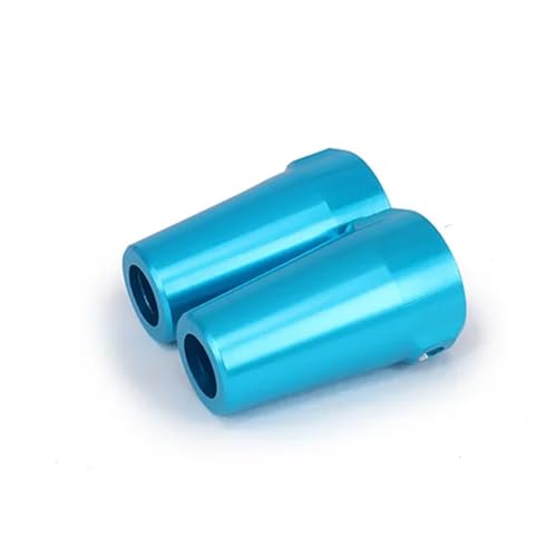 TREPMEUN Hinterachsadapter aus bearbeiteter Aluminiumlegierung, Lockout for RC-Auto 1/10 AXIAL SCX10 Crawler, aktualisiert for Hop-Up-Teile SCX0014(Blauw) von TREPMEUN