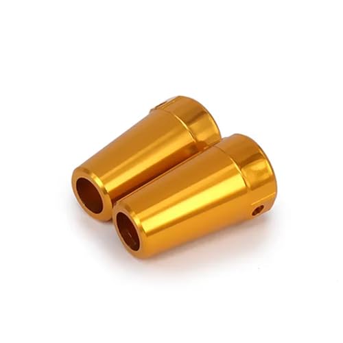 TREPMEUN Hinterachsadapter aus bearbeiteter Aluminiumlegierung, Lockout for RC-Auto 1/10 AXIAL SCX10 Crawler, aktualisiert for Hop-Up-Teile SCX0014(Yellow) von TREPMEUN