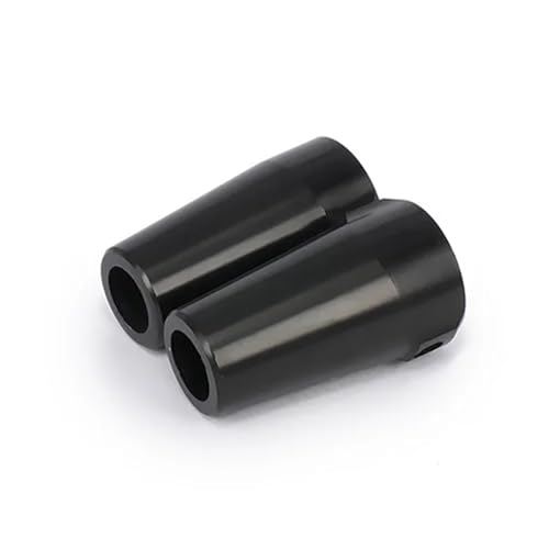 TREPMEUN Hinterachsadapter aus bearbeiteter Aluminiumlegierung, Lockout for RC-Auto 1/10 AXIAL SCX10 Crawler, aktualisiert for Hop-Up-Teile SCX0014(Zwart) von TREPMEUN