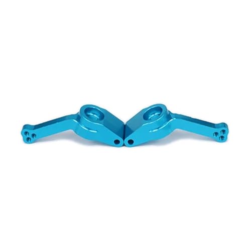TREPMEUN Hinterradnabenträger (l/r) 533023 bearbeitete Aluminiumlegierung for RC-Auto 1/10 FS Racing Truck Buggy for TRU-ggy 53810 Verbesserte Hop-Up-Teile(Blauw) von TREPMEUN