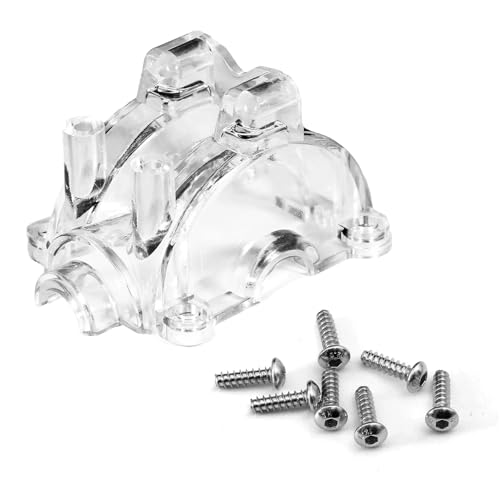 TREPMEUN Kunststoff-Getriebegehäuse, Getriebegehäuse, Differentialgehäuse for Tam-iya TT02 TT-02 1/10 RC-Auto, Upgrade-Teile, Zubehör(1pcs) von TREPMEUN