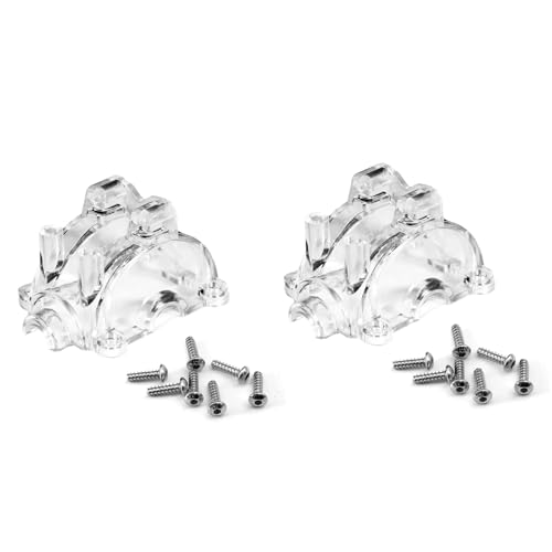 TREPMEUN Kunststoff-Getriebegehäuse, Getriebegehäuse, Differentialgehäuse for Tam-iya TT02 TT-02 1/10 RC-Auto, Upgrade-Teile, Zubehör(2pcs) von TREPMEUN