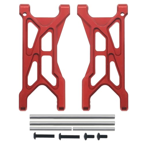 TREPMEUN Legierung 2 Teile/Satz hinten unten Suspension arm for A-arm for 1/10 for ARR-MA 3s & for Mega550(Rood) von TREPMEUN