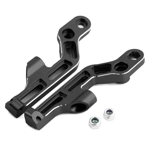 TREPMEUN Metall-Stabilisatorhalterung for die hintere Schale for ARR-MA 1/7 for Infra-CTION 6S for BLX -ARA109001 ARA7615V2 RC-Auto, Aluminium-Backshell-Post-Retainer(Zwart) von TREPMEUN