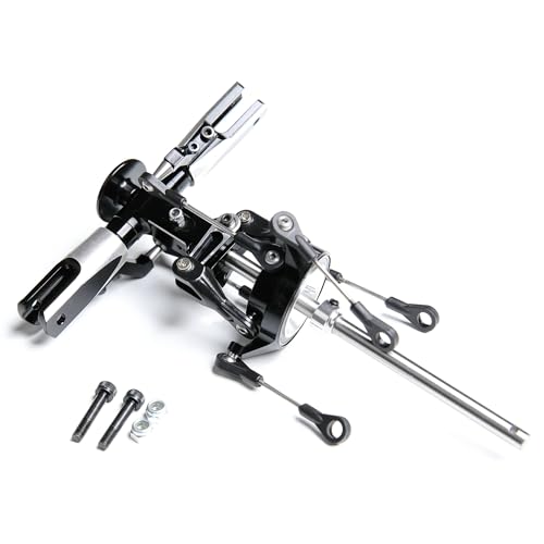 TREPMEUN RC 450 FBL Metall Hauptrotorkopfsatz for Trex for Ali-gn 450PRO RC Hubschrauberteil(Zwart) von TREPMEUN