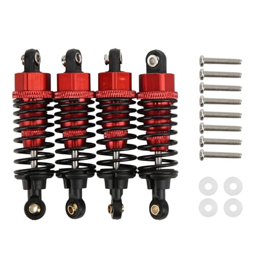 TREPMEUN RC-Stoßdämpfer, RC-Stoßdämpferersatz for TAM-IYA TT-01 TT-02 TA05 TL-01 TA03 MF-01X(Rood) von TREPMEUN