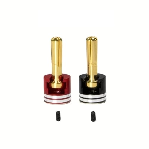 TREPMEUN RC-Teil, schweißfreie Hartschalen-Metallkühlkörper-Kugelstecker, 4 mm/5 mm, Set for RC-Autos, for Low-Pro-Kugelstecker(4mm 1pair) von TREPMEUN