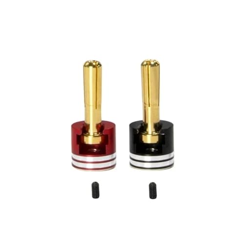 TREPMEUN Schweißfreie Hartschalen-Metallkühlkörper-Kugelstecker 4 mm/5 mm Set for RC-Auto for Low-Pro-Kugelstecker(4MM 1PAIR) von TREPMEUN