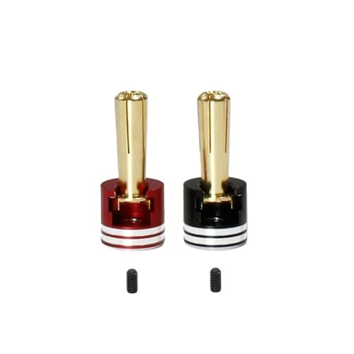 TREPMEUN Schweißfreie Hartschalen-Metallkühlkörper-Kugelstecker 4 mm/5 mm Set for RC-Auto for Low-Pro-Kugelstecker(5MM 1PAIR) von TREPMEUN