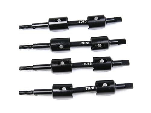 TREPMEUN TT-01 Aluminium Suspension Arm Steering Hub Carrier Antriebswelle Set for Tam-iya RC TT01 Teil(Driveshaft) von TREPMEUN