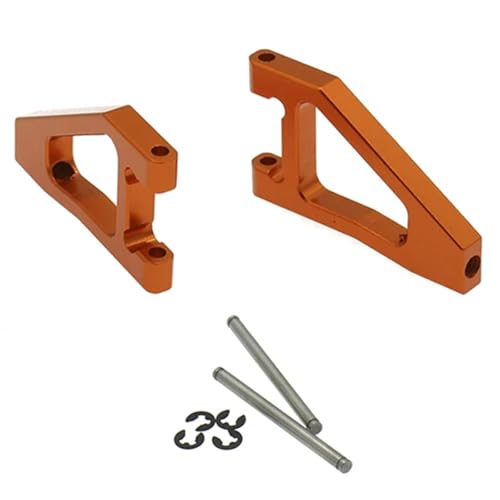 TREPMEUN Vorderer oberer Querlenker 2 STÜCKE for Rc for Hobby Modellauto 1/10 Fs Racing Buggy Desert Buggy 512007(Orange) von TREPMEUN
