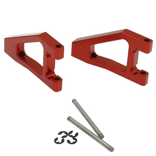 TREPMEUN Vorderer oberer Querlenker 2 STÜCKE for Rc for Hobby Modellauto 1/10 Fs Racing Buggy Desert Buggy 512007(Rood) von TREPMEUN