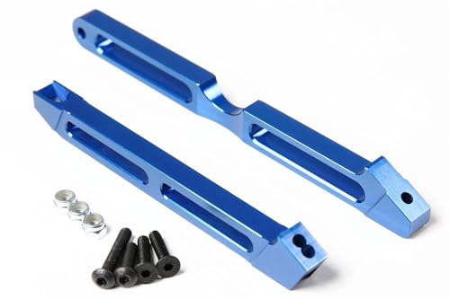 TREPMEUN for GTB CNC Aluminium Metall Vorne Hinten Strebe for 1/8 RC Auto for Kyo-SHO MP 7,5 Upgrade Teil(Blauw) von TREPMEUN